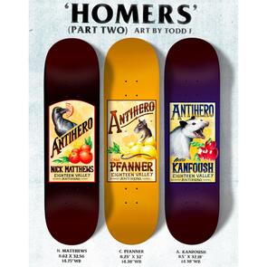 ANTI HERO HOMERS PT 2 DECK SERIES