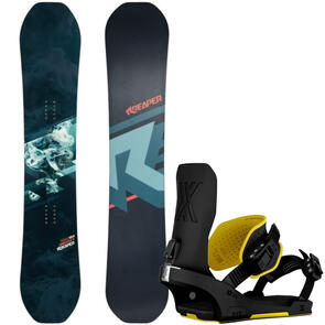 REAPER SMOKEY CAMBER FIX BLACK 5 SNOWBOARD PACKAGE