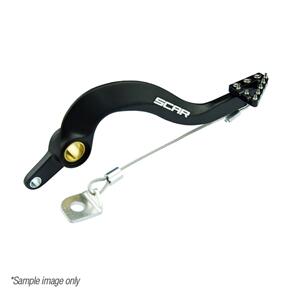 SCAR REAR BRAKE PEDAL - CRF250R CRF450R CRF250RX CRF450RX - BLACK