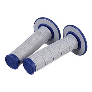 RENTHAL DL MX HANDLEBAR GRIPS TAPERED DIAM/HALF WAFFLE BLUE
