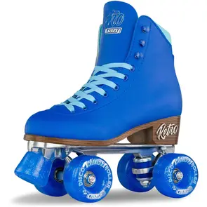 CRAZY SKATES RETRO BLUE ROLLER SKATES