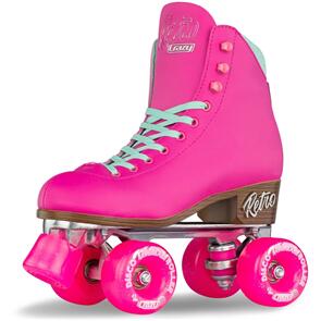 CRAZY SKATES RETRO PINK ROLLER SKATES