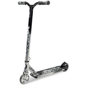 CRAZY SKATES INFINITY REVEL SILVER/BLACK TRICK SCOOTER