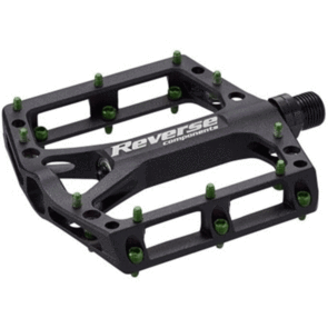 REVERSE BIKE PEDALS BLACK LIGHT GREEN