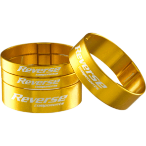 REVERSE STEM SPACER SET ULTRA-LIGHT 1 1/8" GOLD