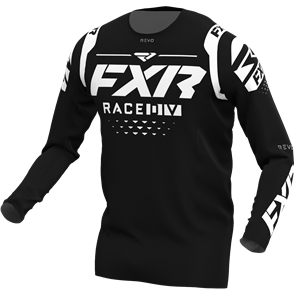 FXR REVO MX JERSEY 22 - BLACK/WHITE 