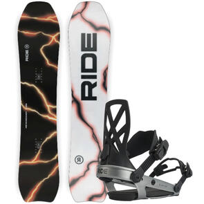 RIDE RIDE 2025 PSYCHOCANDY SNOWBOARD + A-4 BINDINGS BLACK