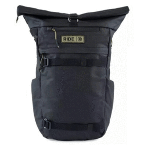RIDE ROLL TOP DAYPACK - BLACK - SIZE