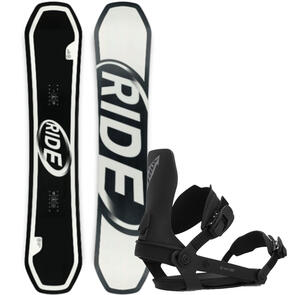 RIDE 2025 ZERO SNOWBOARD + A-6 BINDINGS BLACK