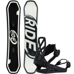 RIDE 2025 ZERO SNOWBOARD + C-4 BINDINGS BLACK