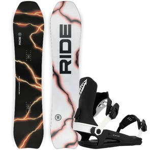 RIDE 2025 PSYCHOCANDY SNOWBOARD + C-8 BINDINGS BLACK