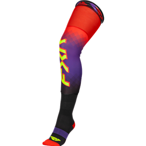 FXR RIDING SOCK RED/PURPLE 