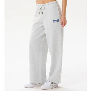 RIP CURL SURF PUFF WIDE LEG TRACKPANT GREY MARLE/NAVY