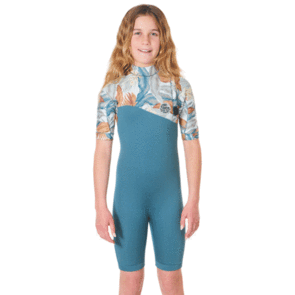 RIP CURL WETSUITS 2020 JUNIOR E BOMB 22 Z/FREE SPRING GREEN