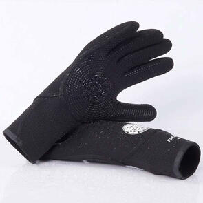 RIP CURL WETSUITS 2026 FLASHBOMB 3/2MM 5 FINGER GLOVES BLACK