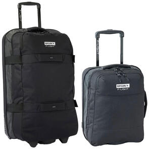 RIP CURL F-LIGHT GLOBAL 100L + CABIN 30L LUGGAGE SET ICONS MIDNIGHT