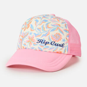 RIP CURL GIRLS MIXED REVIVAL TRUCKER POWDER PINK