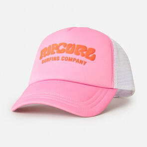 RIP CURL GIRLS MIXED REVIVAL TRUCKER PINK