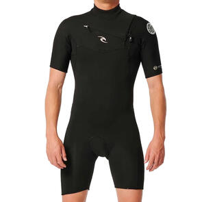 RIP CURL WETSUITS 2024 DAWN PATROL 2/2MM GB CHEST ZIP SPRING BLACK