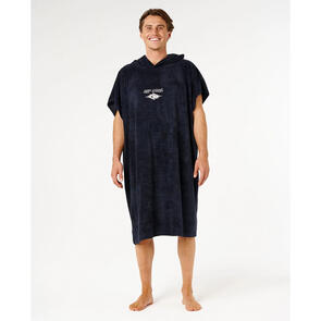 RIP CURL 2026 CLASSIC SURF HOODED TOWEL BLACK/OFF WHITE