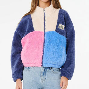 RIP CURL BLOCK PARTY FLEECE NAVY
