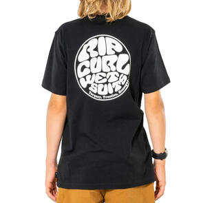 RIP CURL BOYS WETSUIT ICON TEE BLACK