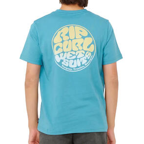 RIP CURL BOYS WETSUIT ICON TEE OCEAN