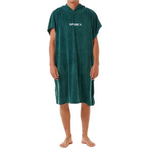 RIP CURL BRAND HOODED TOWEL TOWEL BLUE GREEN