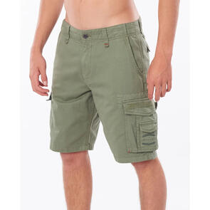 RIP CURL CLASSIC SURF TRAIL CARGO WALK SHORT MID GREEN