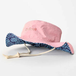 RIP CURL GIRLS MIXED REVO UPF BUCKET HAT LIGHT PINK