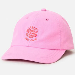 RIP CURL GIRLS WASHED TWILL CAP BRIGHT PINK