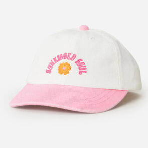 RIP CURL GIRLS WASHED TWILL CAP BRIGHT PINK