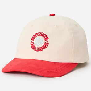 RIP CURL GLOBAL DESTINATION CAP BRIGHT RED