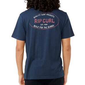 RIP CURL HALLMARK TEE DARK NAVY