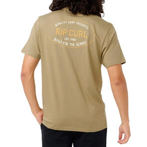 RIP CURL HALLMARK TEE TEE WASHED MOSS