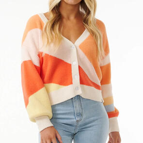 RIP CURL HIGH TIDE KNIT CARDIGAN MULTICO