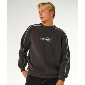 RIP CURL INNER VISIONS PIPE CREW WASHED BLACK
