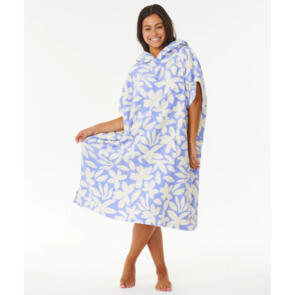 RIP CURL MIXED HOODED TOWEL MID BLUE