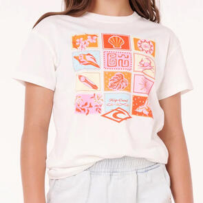 RIP CURL PARADISE CLUB SUMMER TEE BONE