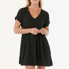 RIP CURL PREMIUM SURF S/S DRESS BLACK