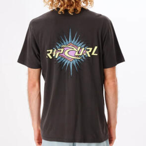RIP CURL QUEST TEE WASHED BLACK