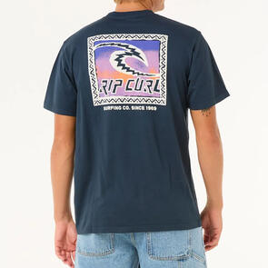 RIP CURL RAW ENERGY TRAD TEE DARK NAVY