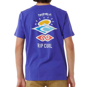 RIP CURL BOYS SEARCH ICON TEE WILD BERRY