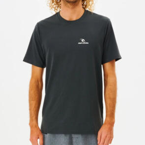 RIP CURL SEARCH SERIES S/S TEE BLACK MARLE