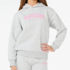 RIP CURL STAPLE VARISTY HOOD LIGHT GREY MARLE