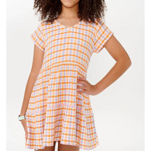 RIP CURL SUN SOL GINGHAM DRESS MULTICO