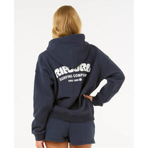 RIP CURL SURF PUFF HERITAGE HOOD NAVY