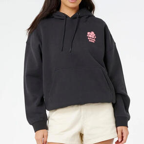 RIP CURL SURF PUFF HERITAGE HOOD P/P  WASHED BLACK