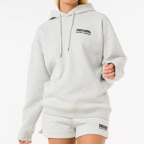 RIP CURL SURF PUFF HERITAGE HOOD GREY MARLE