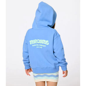 RIP CURL TODDLER GIRLS SURF PUFF HOOD BLUE